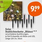 Solar Stablichterkette „Blüten“ Angebote bei tegut Aalen für 9,99 €