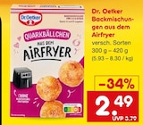 Backmischungen aus dem Airfryer von Dr. Oetker im aktuellen Netto Marken-Discount Prospekt für 2,49 €