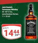 Aktuelles Tennessee Whiskey Angebot bei GLOBUS in Rostock ab 14,44 €