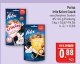 Aktuelle Katzenfutter Angebote bei Marktkauf in Fürth Aktuelles felix Crispies Katzen-Snack Angebot bei Marktkauf in Fürth ab 0,88 €