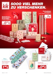 Aktueller KiK Prospekt mit Geschenkpapier, "MEHR ALS DU DENKST!", Seite 20