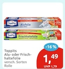 Alu- oder Frischhaltefolie von Toppits im aktuellen budni Prospekt für 1,49 €