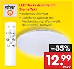 LED Leuchten im Netto Marken-Discount Prospekt LED Deckenleuchte mit Sterneffekt von star im aktuellen Netto Marken-Discount Prospekt für 12,99 €