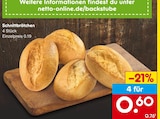 Schnittbrötchen im Angebot bei Netto Marken-Discount in Kamp-Lintfort Schnittbrötchen Angebote bei Netto Marken-Discount Kamp-Lintfort für 0,19 €