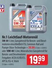 Nr.1 Leichtlauf-Motorenöl 5W-30 im Angebot bei famila Nordost in Neumünster Nr.1 Leichtlauf-Motorenöl 5W-30 Angebote von LIQUI MOLY bei famila Nordost Neumünster für 19,99 €