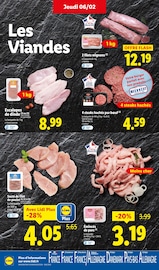 Viande Angebote im Prospekt "Moins Cher !" von Lidl auf Seite 10