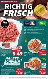 Aktueller Kaufland Prospekt mit Schweinefilet, "Aktuelle Angebote", Seite 20