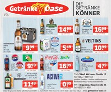 Bier im Getränke Oase Prospekt "Aktuelle Angebote" mit 1 Seiten (Soest)