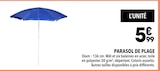 Parasol de plage - Supeco Parasol de plage à 5,99 € dans le catalogue Supeco