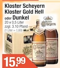 Kloster Gold Hell von Kloster Scheyern im aktuellen Getränke City Prospekt für 15,99 €