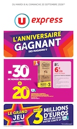 Prospectus U Express : «U Express» avec 36 pages, 08/09/2026 - 20/09/2026 Catalogue U Express en cours à Couleuvre et aux alentours : «U Express» avec 36 pages, valable du 08/09/2026 au 20/09/2026