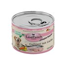 LandFleisch Dog Classic Geflügel mit Lachs und Gartengemüse 195 g bei Zookauf im Neubrandenburg Prospekt für 0,99 €