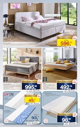 Möbel Inhofer Matratzentopper im Prospekt 