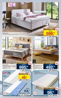 Matratze im Möbel Inhofer Prospekt "95 JAHRE JUBILÄUM" mit 12 Seiten (Reutlingen)