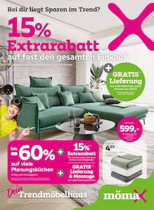 Sitzmöbel im mömax Prospekt "15% Extrarabatt - auf fast den gesamten Einkauf" mit 12 Seiten (Heilbronn)
