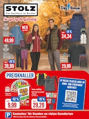 Aktueller Kaufhaus Stolz Prospekt mit Pullover, "STOLZ. Das Kaufhaus im Norden.", Seite 1