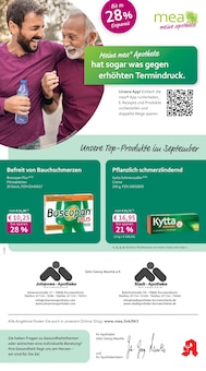 Aktueller mea - meine apotheke Prospekt "Unsere September-Angebote" Seite 1 von 4 Seiten