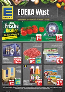 Aktueller EDEKA Prospekt "Wir lieben Lebensmittel!" Seite 1 von 28 Seiten für Markt Erlbach