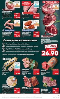 Rindfleisch im Kaufland Prospekt "Aktuelle Angebote" mit 59 Seiten (Göttingen)