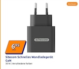 Schnelles Wandladegerät GaN im Angebot bei Action in Kamp-Lintfort Schnelles Wandladegerät GaN Angebote von Sitecom bei Action Kamp-Lintfort für 6,95 €