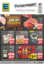 EDEKA Prospekt: "Aktuelle Angebote", 24 Seiten, 22.04.2024 - 27.04.2024