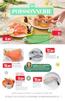 Promotion Crevettes dans le prospectus Supermarchés Match, valable du 24/03/2026 au 05/04/2026 Promo Crevettes dans le catalogue Supermarchés Match du moment à la page 7