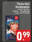 Katzensnacks im Angebot bei E center in Iserlohn Katzensnacks Angebote von Purina felix bei E center Iserlohn für 0,99 €