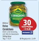 Feine Cornichons von Kühne für 2,49 € bei EDEKA im Angebot Feine Cornichons von Kühne im aktuellen EDEKA Prospekt