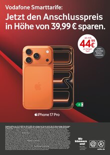 iPhone im aetka Prospekt "Vodafone Smarttarife" mit 3 Seiten (Nürnberg)