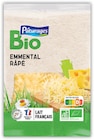 Emmental râpé bio - PÂTURAGES en promo chez Intermarché Express Emmental râpé bio - PÂTURAGES dans le catalogue Intermarché Express