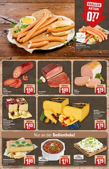 Wurst im REWE Prospekt "Dein Markt" mit 28 Seiten (Rostock)