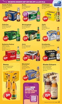 Bier im aktuellen Getränke Hoffmann Prospekt (Potsdam) Bier im Getränke Hoffmann Prospekt "Aktuelle Angebote" mit 12 Seiten (Potsdam)