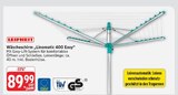 E center - Wäscheschirm „Linomatic 400 Easy“ Angebot im Prospekt Wäscheschirm „Linomatic 400 Easy“ bei E center im Prospekt "" für 89,99 €