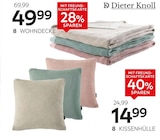 Wohndecke „Beja“ oder Kissenhülle „Beja“ von Dieter Knoll im aktuellen XXXLutz Möbelhäuser Prospekt für 14,99 €