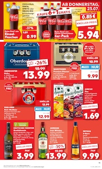 Coca Cola im Kaufland Prospekt "Hier bin ich richtig" mit 56 Seiten (Homburg)