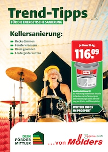 Mölders Baucentrum Prospekt Trend-Tipps für die energetische Sanierung mit 13 Seiten