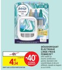 Désodorisant électrique linge frais(b) - Febreze - Intermarché à Angers Désodorisant électrique linge frais(b) - Febreze en promo chez Intermarché Angers à 4,14 €