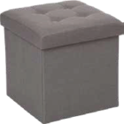 Coffre pouf pliable Lyssandre - Maxi Bazar à Créteil Coffre pouf pliable Lyssandre en promo chez Maxi Bazar Créteil à 14,99 €