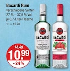 Rum von Bacardi im aktuellen V-Markt Prospekt für 10,99 €