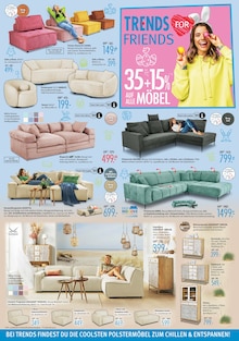 Sitzmöbel im Trends Prospekt "TRENDS FOR FRIENDS" mit 8 Seiten (Dortmund)