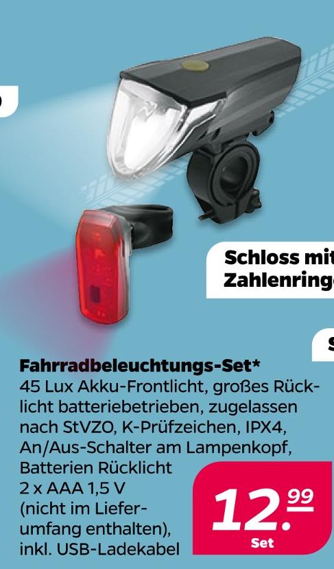 Fahrradbeleuchtungs-Set