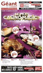 Catalogue Géant Casino "Le mois Casino magic !!", 52 pages, à Paray-Vieille-Poste, 16/12/2019 - 29/12/2019 Prospectus Géant Casino "Le mois Casino magic !!", 52 pages, à Paray-Vieille-Poste, 16/12/2019 - 29/12/2019