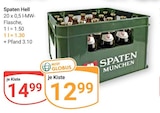 Hell Angebote von Spaten bei GLOBUS Koblenz für 12,99 €