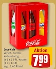 Coca-Cola im Angebot bei REWE in Wolfenbüttel Coca-Cola Angebote von Coca-Cola bei REWE Wolfenbüttel für 7,99 €