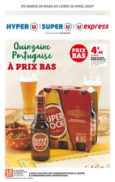 Prix et réduction Bière blonde dans le prospectus U Express en cours Offre Bière blonde dans le catalogue U Express du moment à la page 1