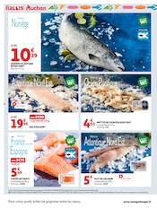 Promos Saumon dans le catalogue "COMME EN ITALIE" de Auchan Supermarché Saumon en promo dans le catalogue Auchan Supermarché à la page 6