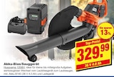 i&M BauCentrum Tagewerben - Akku-Blas/Sauggerät Angebot im Prospekt Akku-Blas/Sauggerät bei i&M BauCentrum im Tagewerben Prospekt für 329,99 €