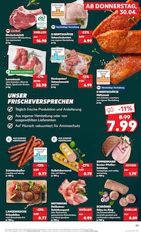 Rindfleisch im Kaufland Prospekt "Aktuelle Angebote" mit 62 Seiten (Braunschweig)