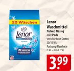 Waschmittel Angebote von Lenor bei famila Nordost Langenhagen für 3,99 €