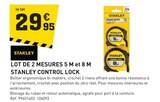 Promo Lot de 2 mesures 5 m et 8 m Control Lock à 29,95 € dans le catalogue Tout Faire à Cajarc